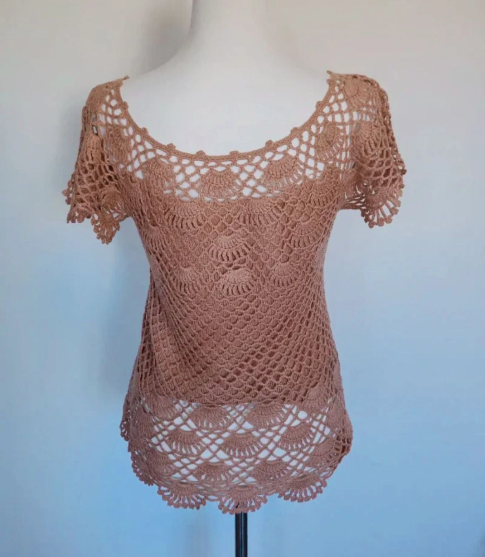 Geribde T-shirt maat 40 – photo 3